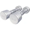 Image de Gorilla Sports Dumbellset 4 kg - 2x2 kg - Halterset - Vaste dumbbells - Chroom