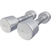 Image de Gorilla Sports Dumbellset 6 kg - 2x3 kg - Halterset - Vaste dumbbells - Chroom