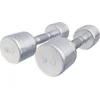 Image de Gorilla Sports Dumbellset 10 kg - 2x5 kg - Halterset - Vaste dumbbells - Chroom