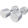 Image de Gorilla Sports Dumbellset 18 kg - 2x9 kg - Halterset - Vaste dumbbells - Chroom