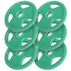 Image de Gorilla Sports Halterschijven Set - Bundel - 30 kg - 6 x 5 kg - Gripper Gietijzer Rubber Coating - 50 mm