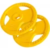 Image de Gorilla Sports Halterschijven Set - Bundel - 30 kg (2 x 15 kg) - Gripper Gietijzer (rubber coating) - 50 mm