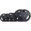 Image de Gorilla Sports Halterschijven Set 17,5 kg Gripper Kunststof - 30 mm - 2x1,25 2x2,5 2x5 kg - Gewichten