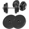 Image de Gorilla Sports Set Dumbells 30 kg - Halterset - Kunststof - 30 mm - Dumbbell