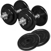 Image de Gorilla Sports Set Dumbells 30 kg - Halterset - Rubber - 30 mm - Dumbbell
