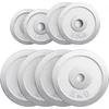 Image de Gorilla Sports Halterschijven Set - Bundel - 27,5 kg (4 x 5 kg, 2 x 2,5 kg & 2 x 1,25 kg) - Chroom - 30 mm