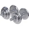 Image de Gorilla Sports Set Dumbells 30 kg - Halterset - Chroom - 30 mm - Dumbbell