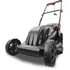 Image de FUXTEC grasmaaier elektrisch FX-RME43, 43cm, 45L, hoogte 25-75mm, 1200W, 12kg, duw, bak inbegrepen, ideale tuin 220V