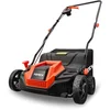 Image de Fuxtec Fx-ev320eco elektrische verticuteerder, gazonbeluchter 1300w, breedte 32 cm en diepte -12 tot +10 mm, 40 l opvangbak