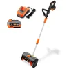 Image de FUXTEC accusneeuwblazer FX-E1SCH20SET, 20V Li-Ion accu met lader, 30 cm werkbreedte, 6 m afvoerbereik, 300 W motorvermogen, licht en handig