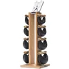 Image de Nohrd Swing Bell Toren Set - Natural Oak - Kettlebell Set - Gewichten - 2+4+6+8 kg