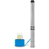 Image de EBERTH 4" Diepwaterpomp RVS 1100W 74m Opvoerhoogte 20m Kabel 1½" Aansluiting met Vuilzeef