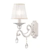 Image de Maytoni wandlamp Grace E14   vintage wandlamp met kristallen en organza kap