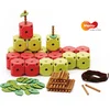 Image de Eduplay educatief speelgoed Apple Links - kleurrijk karton spel.