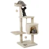 Image de lionto by dibea Krabpaal katten 112 cm hoogte (Beige)