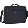 Image de RivaCase 8087 - Laptoptas - Schoudertas - Clamshell - 16 inch- Zwart