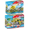 Image de 2-delige set Ambulance + Reddingshelikopter