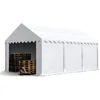 Image de Opslagtent 4x6 m beschutting met PVC zeil 700 N waterdicht wit