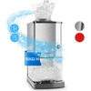 Image de oneConcept Icebreaker Ice Crusher 12kg/h 3,6L IJshouder - IJscrusher IJsbreker - 1,75 kg - voor Bar voor Feest voor Thuis voor Cocktails - RVS Edelstaal Compact