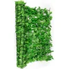 Image de blumfeldt Fency Bright Ivy - privacyscherm , windscherm , geluidsisolatie , 300 x 150 cm , klimopbladeren , hoge opaciteit , kunststof gecoat gaas , maaswijdte 6 x 6 cm , lichtgroen - 100 cm 2 kg - voor Balkon voor Terras