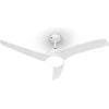 Image de Klarstein Figo plafondventilator - 2-in-1: ventilator & plafondlamp (2 x 42 W), diameter: 132 cm, 3 bladen, luchtstroom: 10,039 m³/h, 2 draairichtingen, 3 snelheidsinstellingen, wit