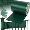 Image de tectake® Tuinscherm - 70 meter Vlechtwand - 19 cm hoog - Balkonscherm - Privacyscherm - 450 g/m² Weerbestendig PVC - Dubbelzijdig Bedrukt - Folie voor Hekwerk en Tuin - Zichtdoek - Zichtbreeknet - Inclusief 30 Bevestigingsclips - Groen