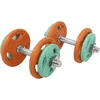 Image de Gorilla Sports Dumbellset - Halterset - Gripper Gietijzer rubber coating - 20 kg