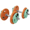 Image de Gorilla Sports Dumbellset - Halterset - Gripper Gietijzer rubber coating - 20 kg