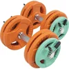 Image de Gorilla Sports Dumbellset - Halterset - Gripper Gietijzer - Rubber Coating - 30 kg - Veersluiting