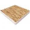 Image de Gorilla Sports Vloermatten - Beschermingsmatten - 6 matten + 12 eindstukken - Puzzel mat - Lichte houtlook