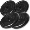 Image de Gorilla Sports Halterschijven 30 kg set - 2 x 5 & 2 x 10 kg - Gietijzer - Rubber - 30 mm