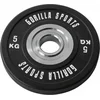 Image de Gorilla Sports Bumper Plate - Halterschijf - 5 kg - Gietijzer - 50 mm