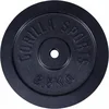 Image de Gorilla Sports Gewichtsschijf - Halterschijf - 2,5 kg - Gietijzer Zwart - 31 mm