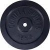 Image de Gorilla Sports Gewichtsschijf Zwart - Halterschijf - 15 kg - Gietijzer - 31 mm