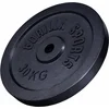 Image de Gorilla Sports Gewichtsschijf - Halterschijf - 30 kg - Gietijzer Zwart - 30 mm