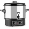 Image de Klarstein Biggie Small inmaakketel , inmaakketel , Einwecktopf , glühweinketel , elektrisch , 16L , 2000 Watt , temperatuur , Zeitschaltuhr tot 120 Minuten , zilver - 43 cm 3,7 kg