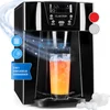 Image de Klarstein IJsblokjesmachine Ice Volcano 2G - Voor het maken van ijsblokjes - 12 kg per dag - Met ledverlichting - 2 liter inhoud - 6-10 min - voor Bar voor Feest - Touch - Zwart - voor Keuken - Kunststof Display Compact - Zilver