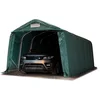 Image de Garagetent 3,3 x 6,0 m, zeil ca. 720 g/m² brandvertraging PVC weidetent beschutting opslagtent grijs