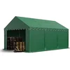 Image de Opslagtent 4x6 m stabiele industrietent met PVC-Zeil 750 N donkergroen beschutting met grondframe