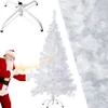 Image de tectake® Kunstkerstboom - Levensecht met flexibele takken - Volumineus - Stabiel en eenvoudig te monteren - Kunstkerstboom als kerstversiering - 180cm - 533 takken - Wit