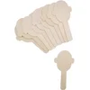 Image de Eduplay houten knutselstokjes gezichten - creatieve speelgoedset 10 stuks.