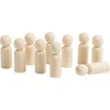 Image de Eduplay houten poppetjes speelgoed set - medium - 10 stuks - creatief.