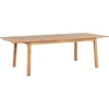Image de BELIANI CESANA - Tuintafel - Lichtbruin - 100 x 180/240 cm - Acaciahout