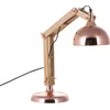 Image de SALADO - Bureaulamp - Koper - Rubberhout