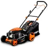 Image de FUXTEC 4in1 Benzine Grasmaaier FX-RM4646 - 3,5 pk/2,6 kW - 46 cm Maaibreedte - 7-traps Hoogteverstelling - 4-Takt - Achterwielaandrijving - 50L Grasvanger - Mulchfunctie & Zij-uitworp