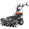 Image de Thermische veegmachine - FUXTEC FX-KM1196 - 173cm3 - Optie: veegborstels, sneeuwschuiver, afvalverzamelaar