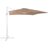 Image de BELIANI MONZA - Zweefparasol - Zandbeige - Polyester