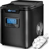 Image de tillvex Ijsblokjesmachine Roestvrij Staal 12 kg - 24 u | IJsblokjesmaker met Timer en 2,2 Liter Watertank | Ice-Maker LCD-Display & Zelfreinigingsfunctie | 3 IJsblokjes Maten