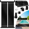 Image de tillvex® Zwembad Zonnecollector Set 73 x 300 cm | Zonneverwarming voor Milieuvriendelijk Verwarmen | Zwembadverwarming Compleet Set | Zonnemas | Zwembad Zwembad Zonnecollector Warm Water