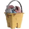 Image de Kindsgut - Zandbak speelgoed - 6-delige gele set inclusief emmertje, schepje, gieter & vormpjes   Buitenspeelgoed peuters